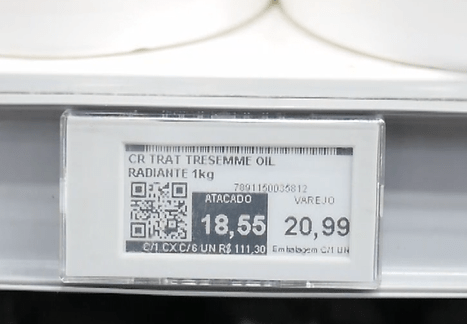 ETIQUETA ELETRONICA DE PRECO PEQUENA